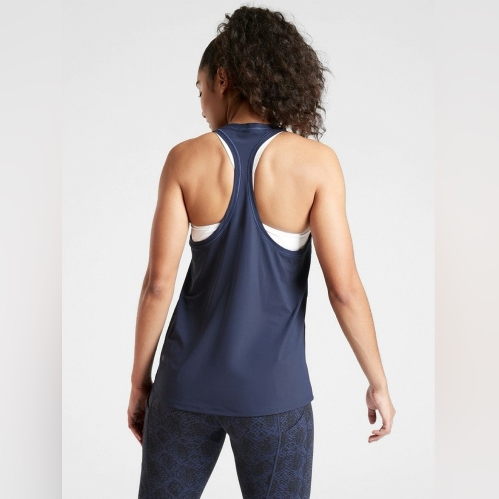 Athleta Ultimate Train Tank 
Dress Blue, Size Small - Picture 2 of 6